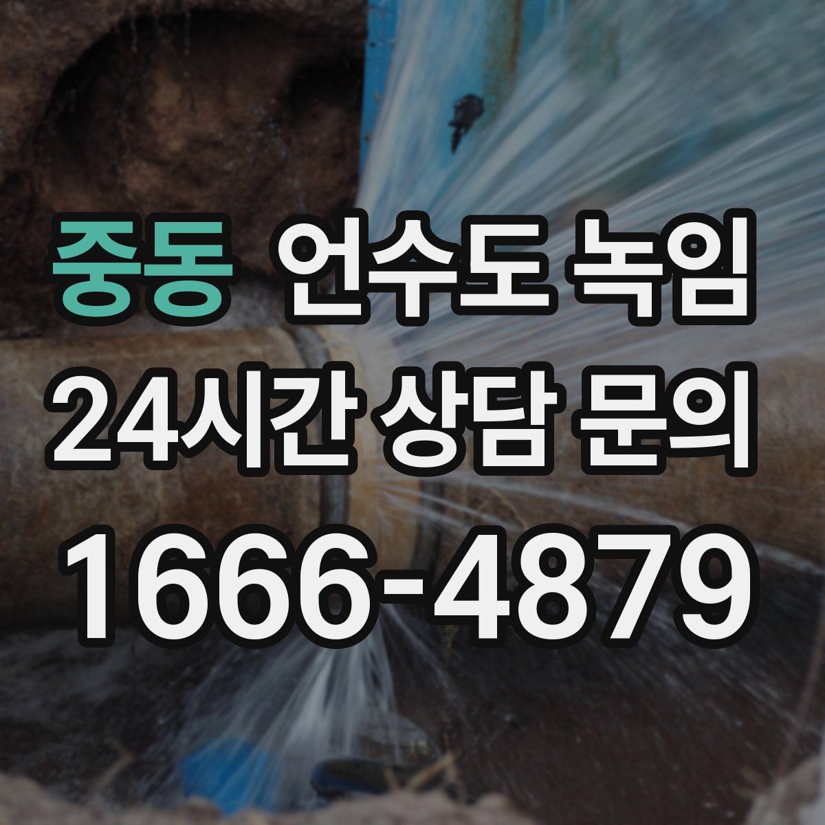 중동 언수도 녹임