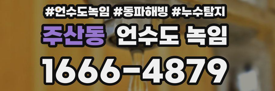 주산동 언수도 녹임