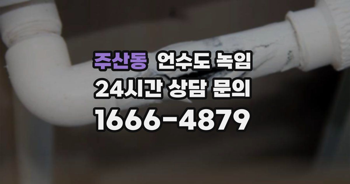 주산동 언수도 녹임