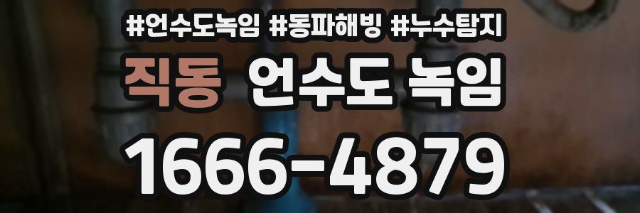 직동 언수도 녹임