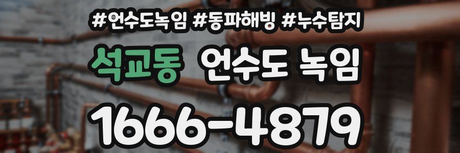석교동 언수도 녹임