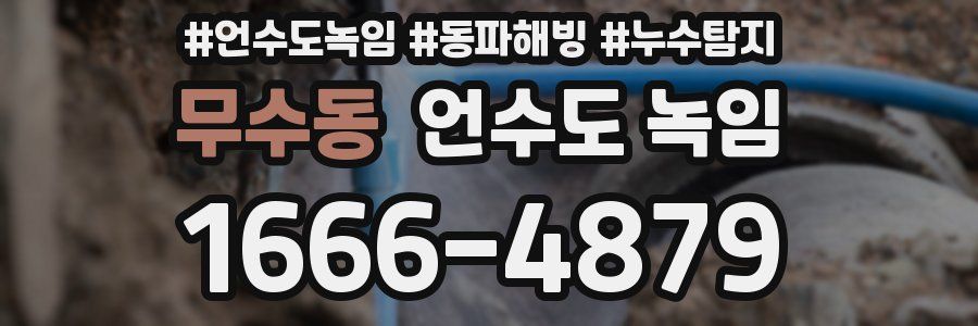 무수동 언수도 녹임