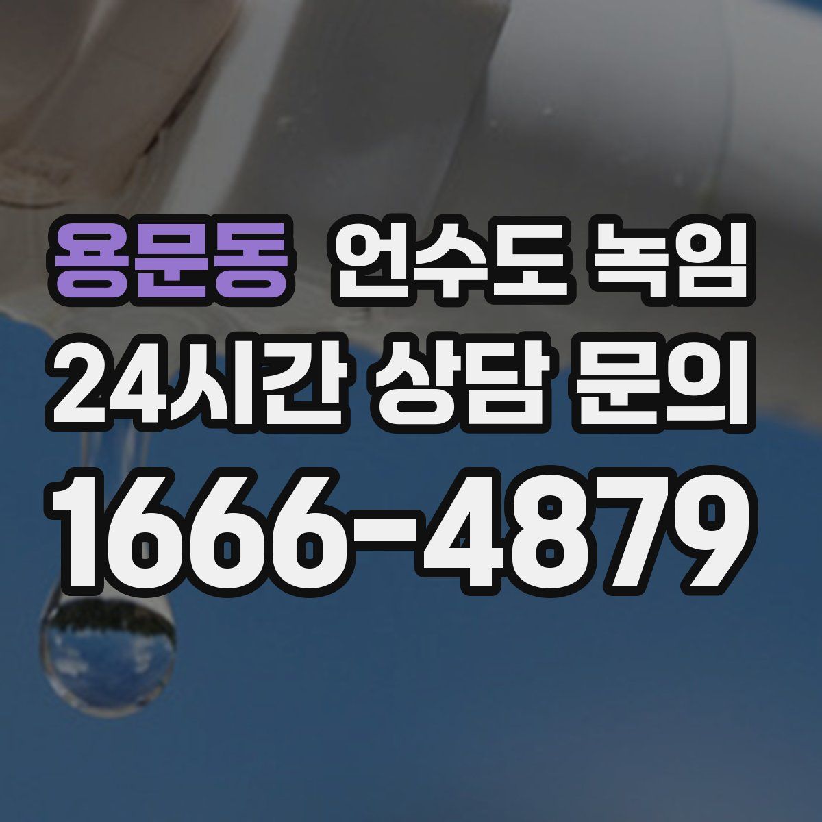 용문동 언수도 녹임