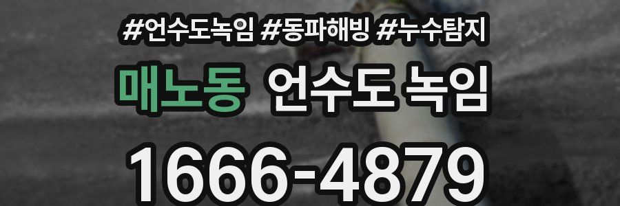 매노동 언수도 녹임