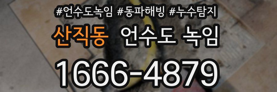 산직동 언수도 녹임