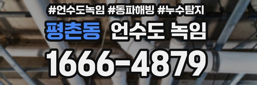 평촌동 언수도 녹임