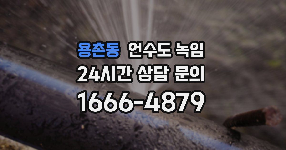 용촌동 언수도 녹임