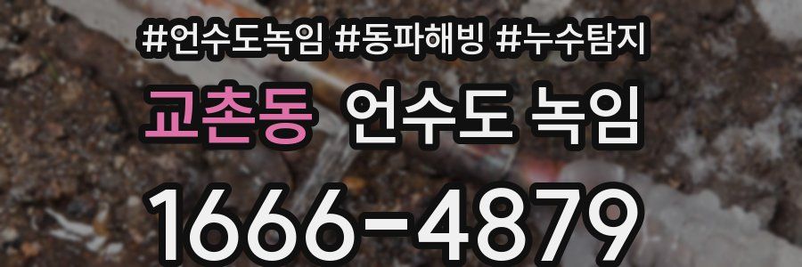 교촌동 언수도 녹임