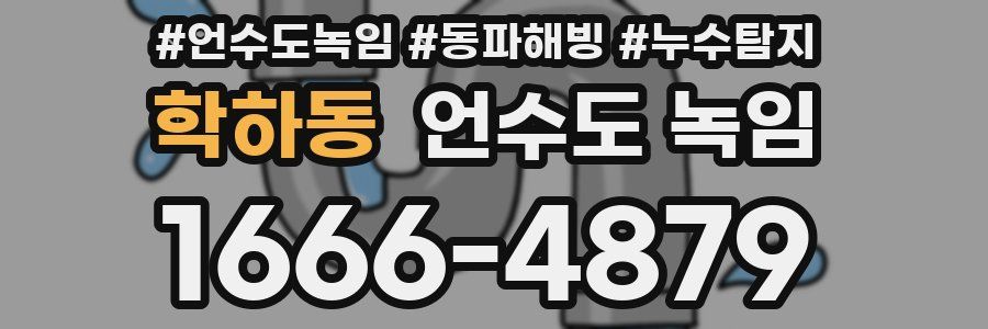 학하동 언수도 녹임