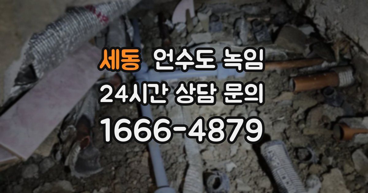 세동 언수도 녹임