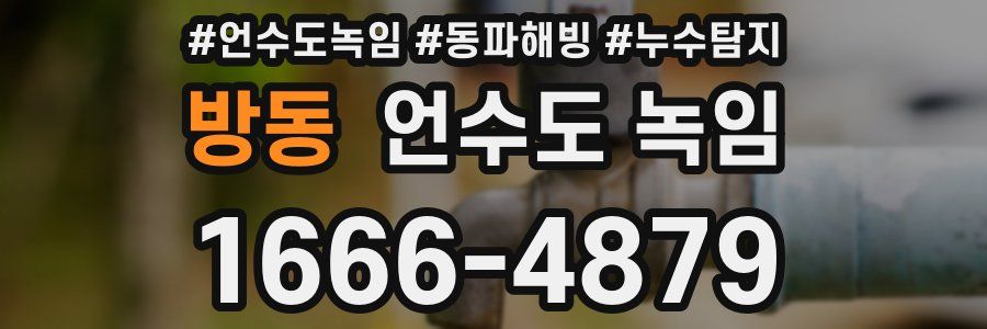 방동 언수도 녹임