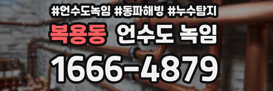 복용동 언수도 녹임