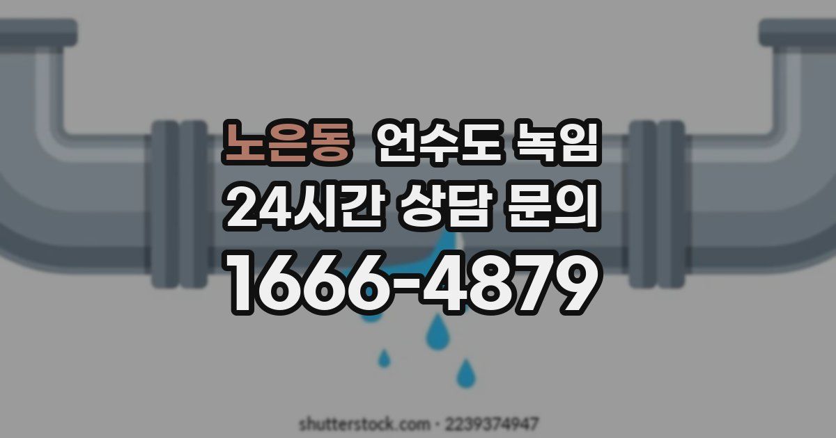 노은동 언수도 녹임