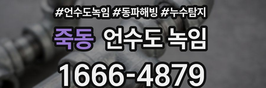 죽동 언수도 녹임