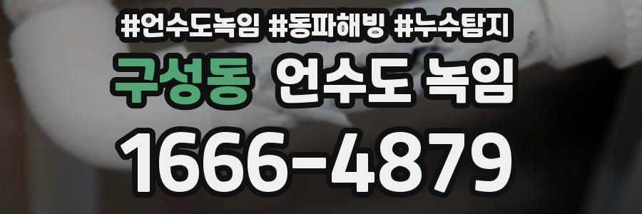 구성동 언수도 녹임