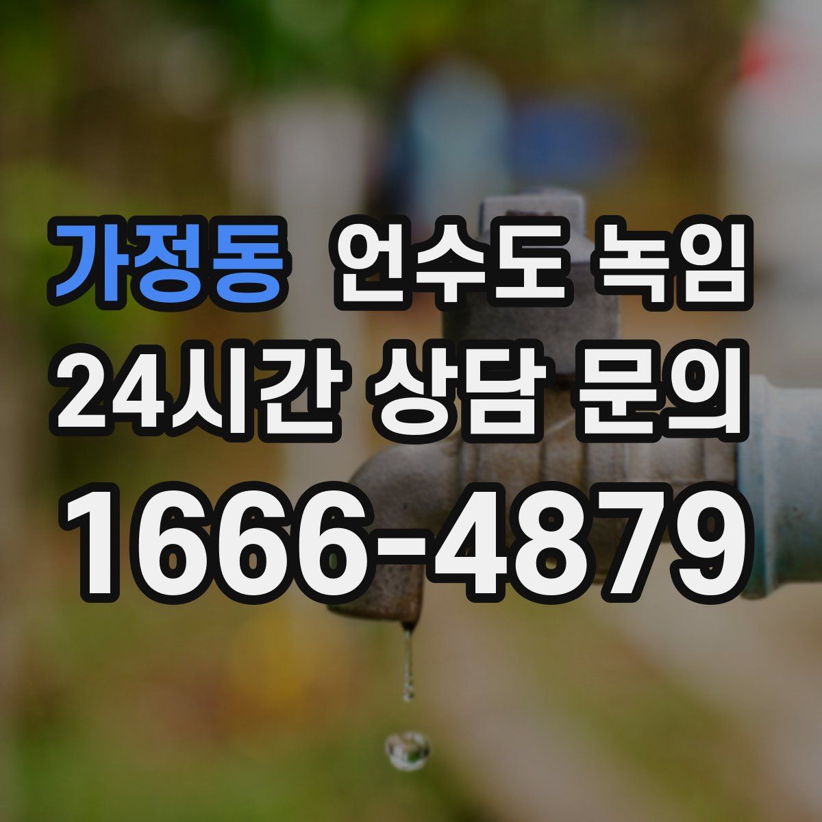 가정동 언수도 녹임