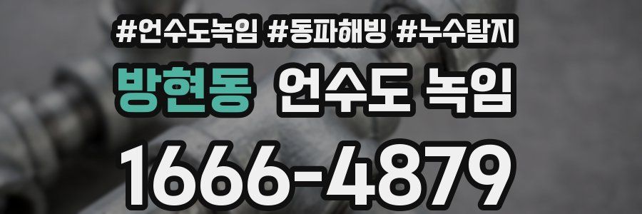 방현동 언수도 녹임