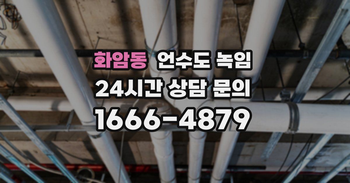 화암동 언수도 녹임