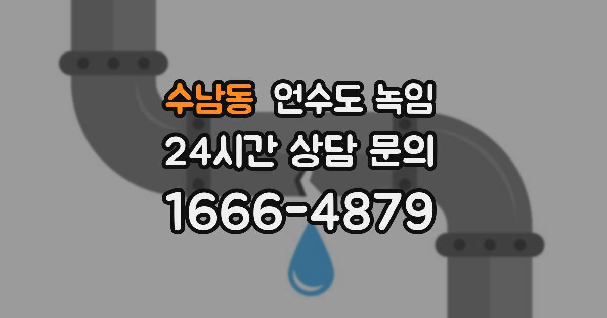 수남동 언수도 녹임