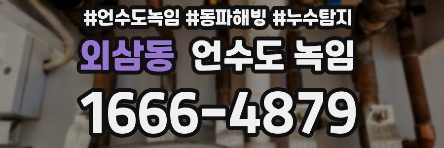 외삼동 언수도 녹임