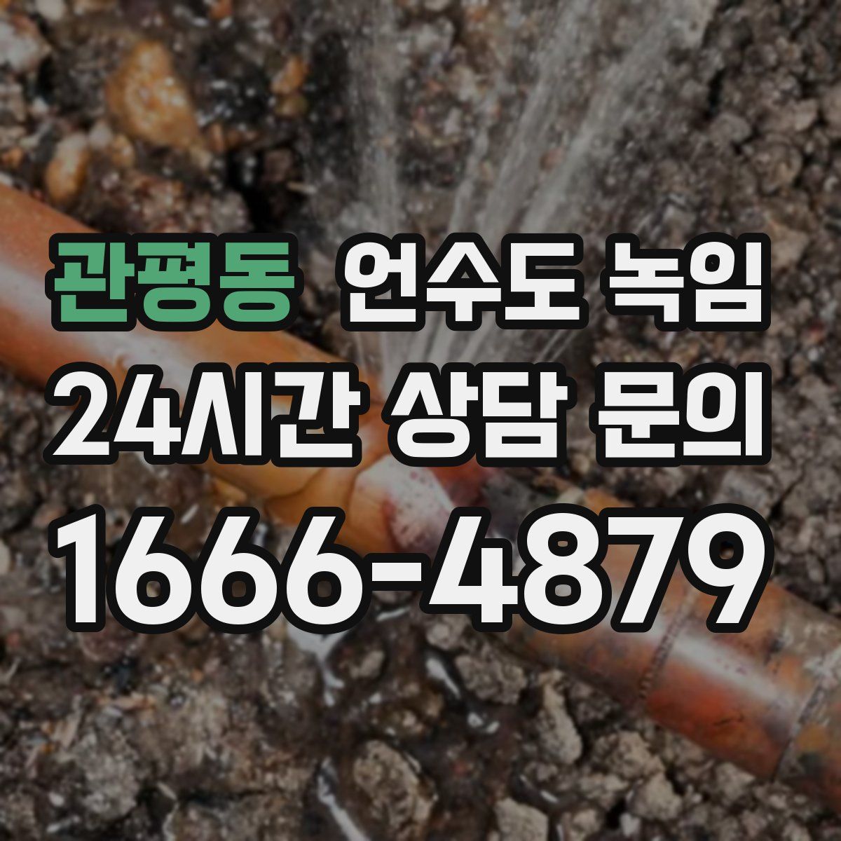 관평동 언수도 녹임