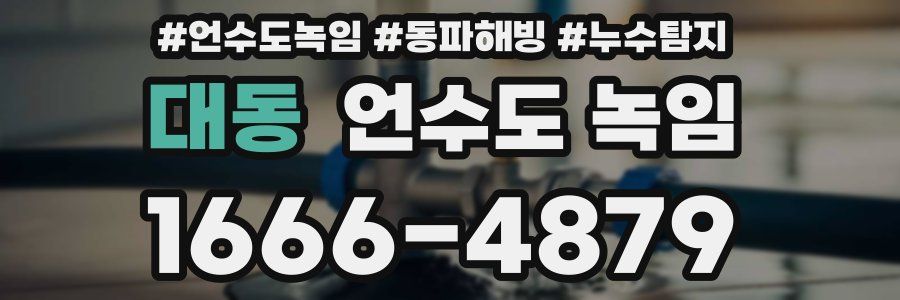 대동 언수도 녹임