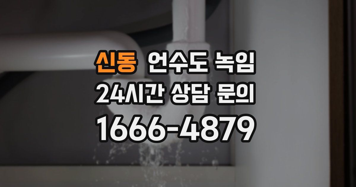 신동 언수도 녹임