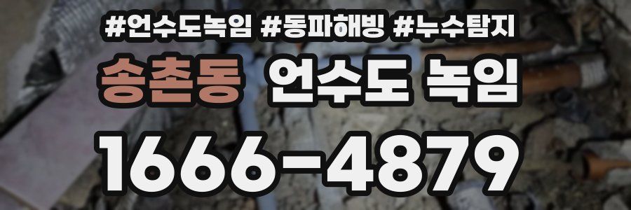 송촌동 언수도 녹임