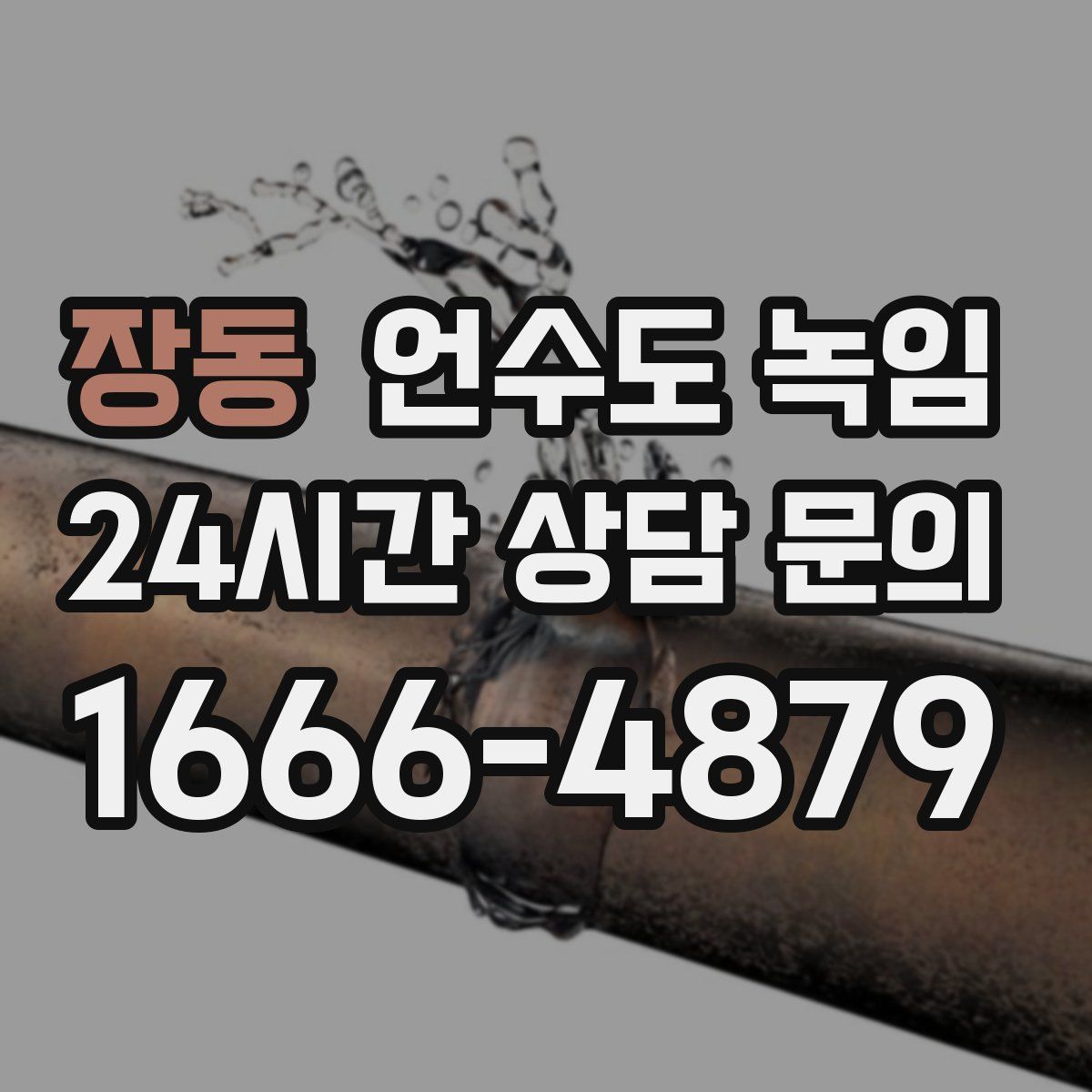 장동 언수도 녹임
