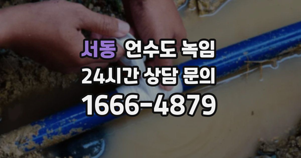 서동 언수도 녹임