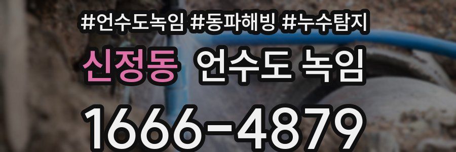 신정동 언수도 녹임