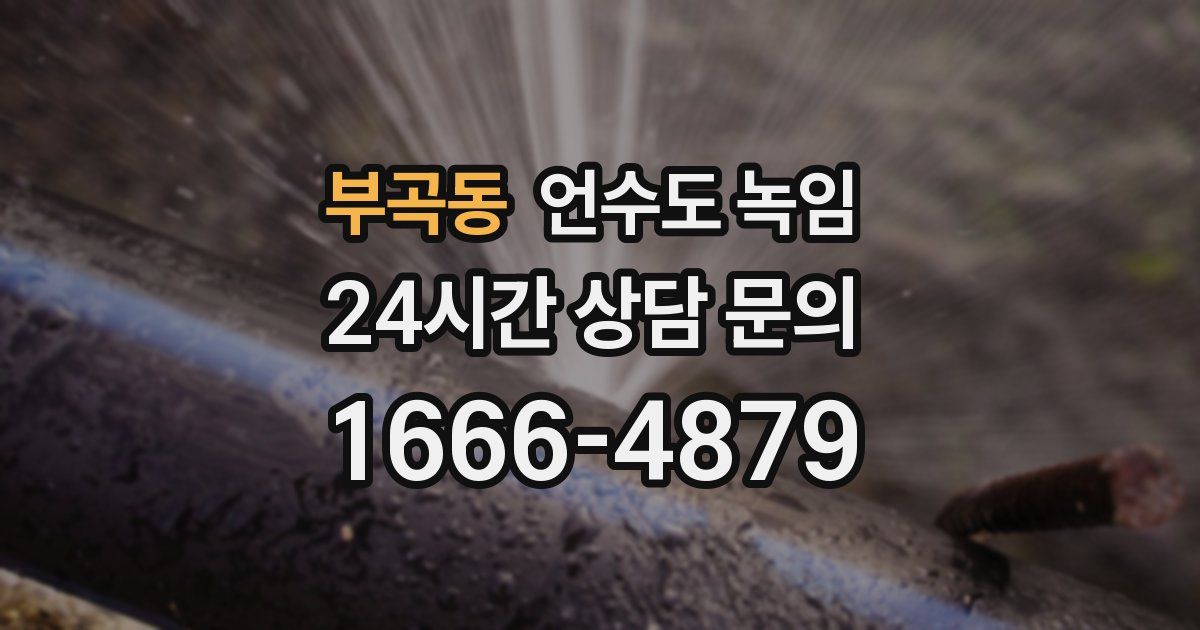 부곡동 언수도 녹임