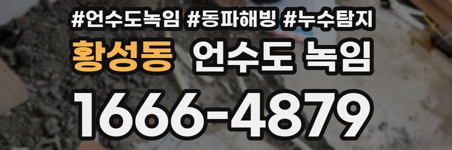 황성동 언수도 녹임