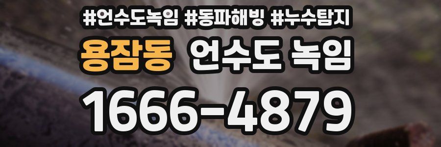 용잠동 언수도 녹임