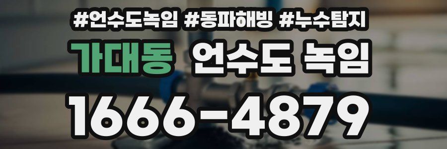 가대동 언수도 녹임