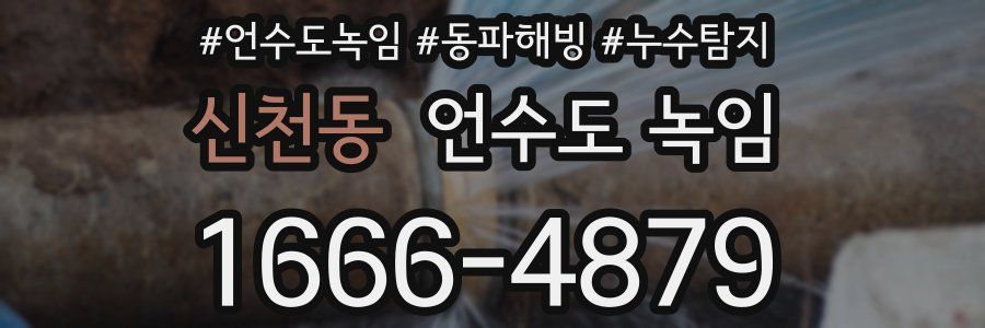 신천동 언수도 녹임