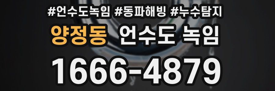 양정동 언수도 녹임