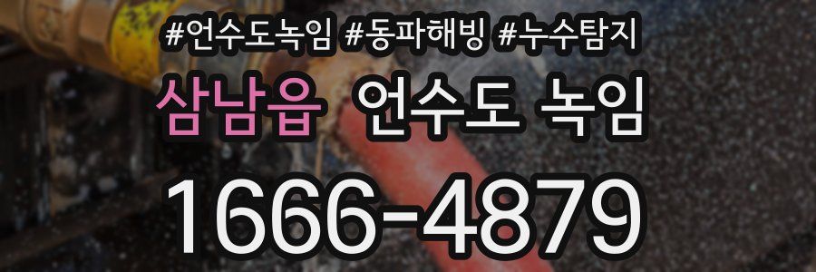 삼남읍 언수도 녹임