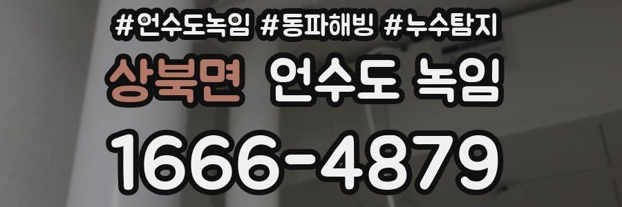 상북면 언수도 녹임