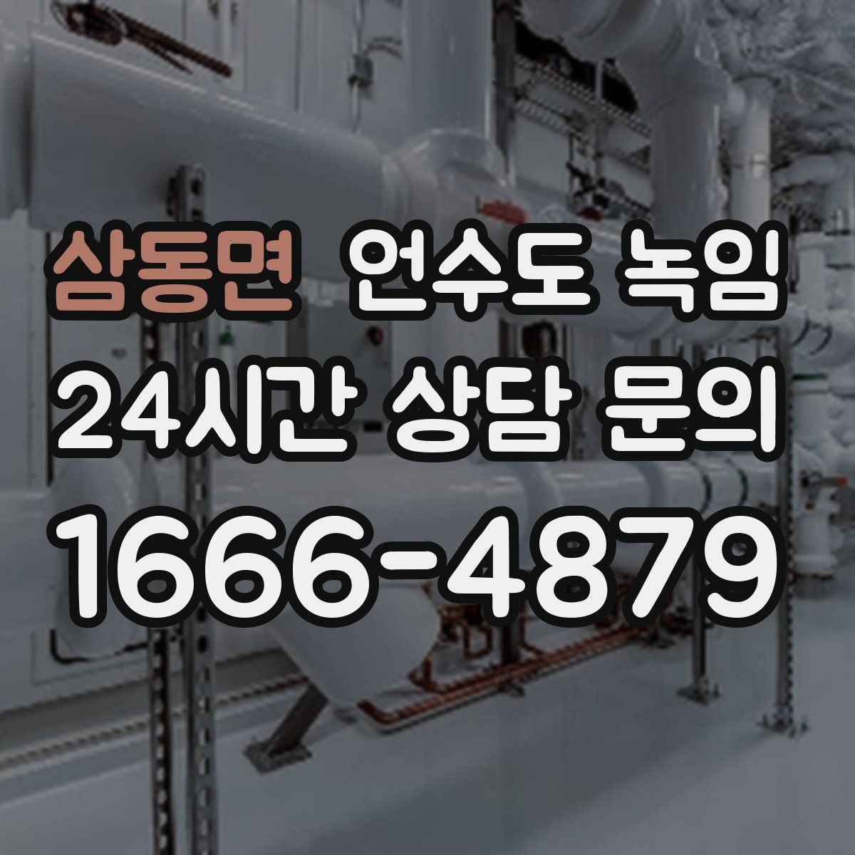 삼동면 언수도 녹임