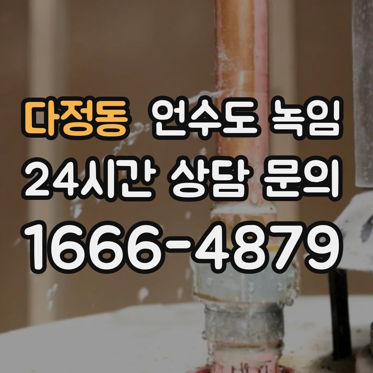 다정동 언수도 녹임 싱크대 하부장 문을 열어두면 도움이 될까
