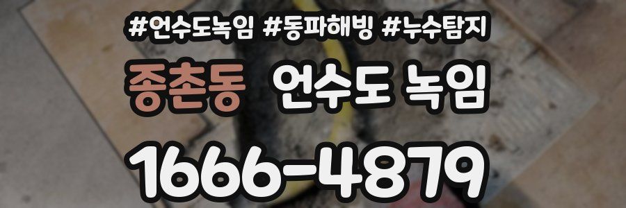 종촌동 언수도 녹임