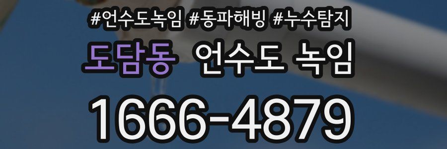 도담동 언수도 녹임