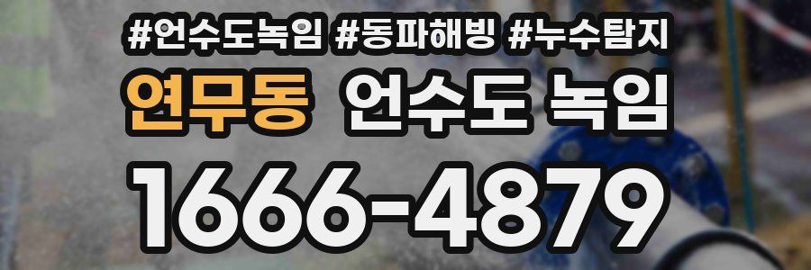 연무동 언수도 녹임