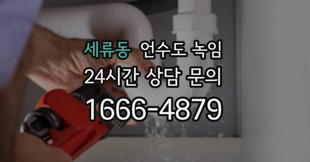 세류동 언수도 녹임