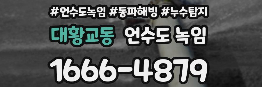 대황교동 언수도 녹임