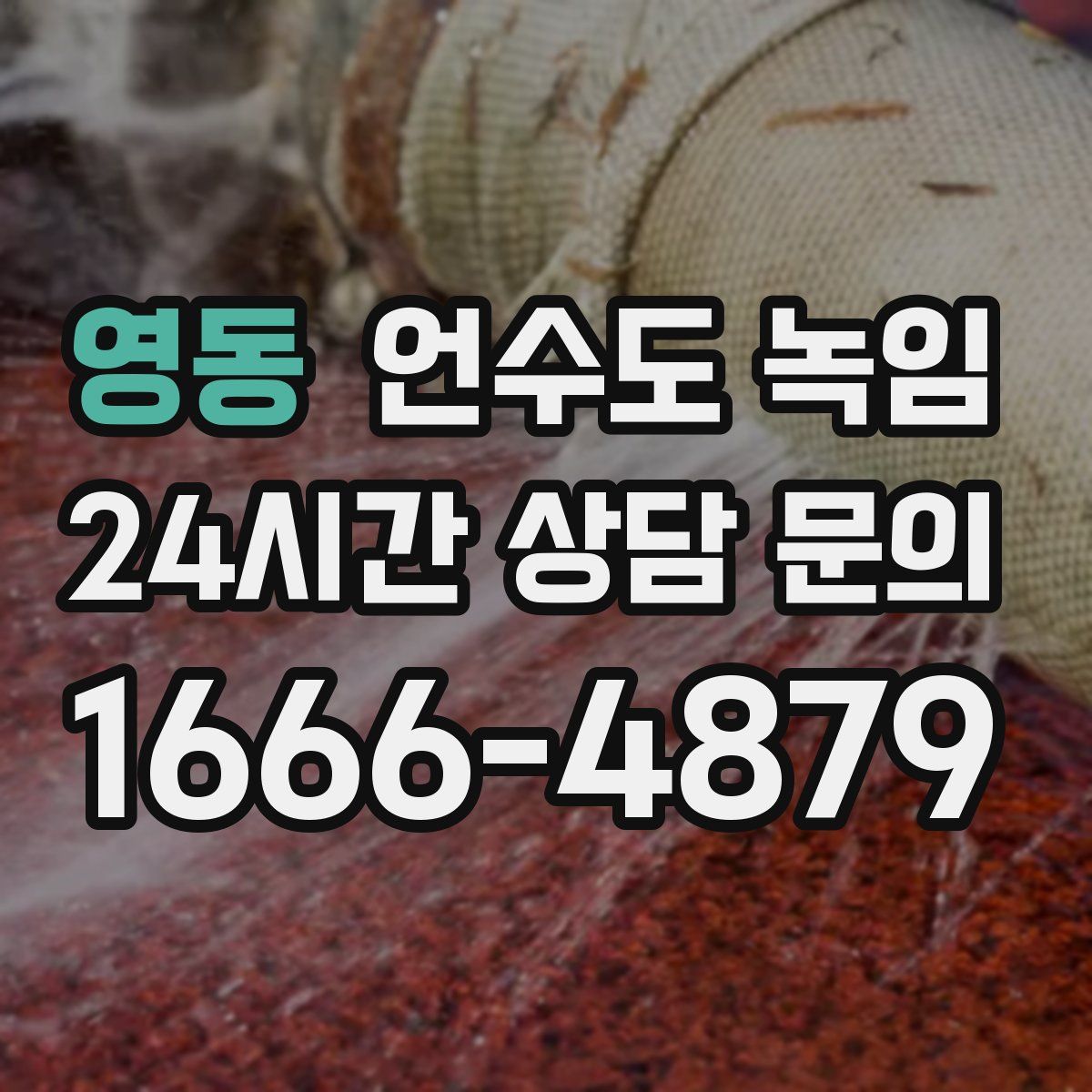 영동 언수도 녹임