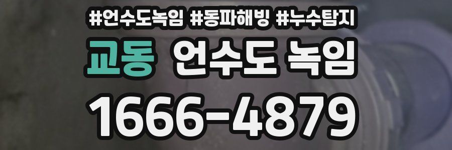 교동 언수도 녹임