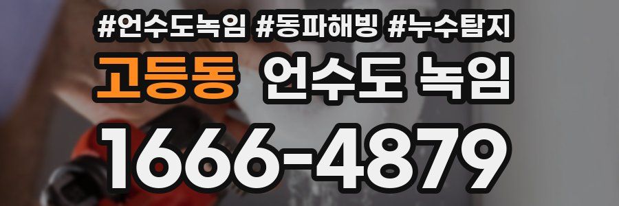 고등동 언수도 녹임