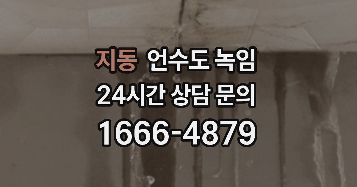 지동 언수도 녹임